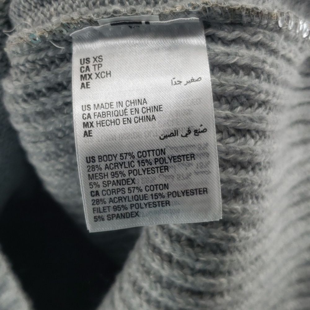 Inc International Concepts Sequin Tunic Gray Size XS *Flaw* (hanger) - Picture 4 of 9